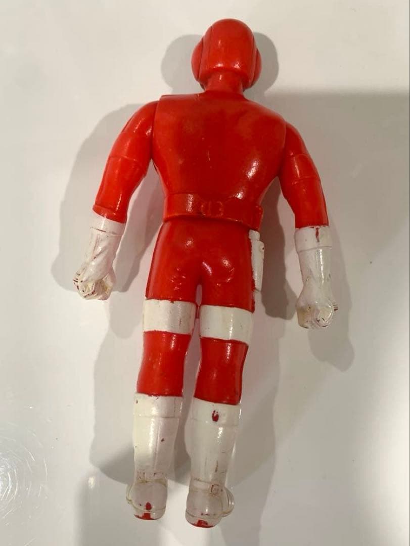 ⭐️希少⭐️超電子バイオマン⭐️アクアイガー　1984年製　ソフビ4体セット　バンダイ