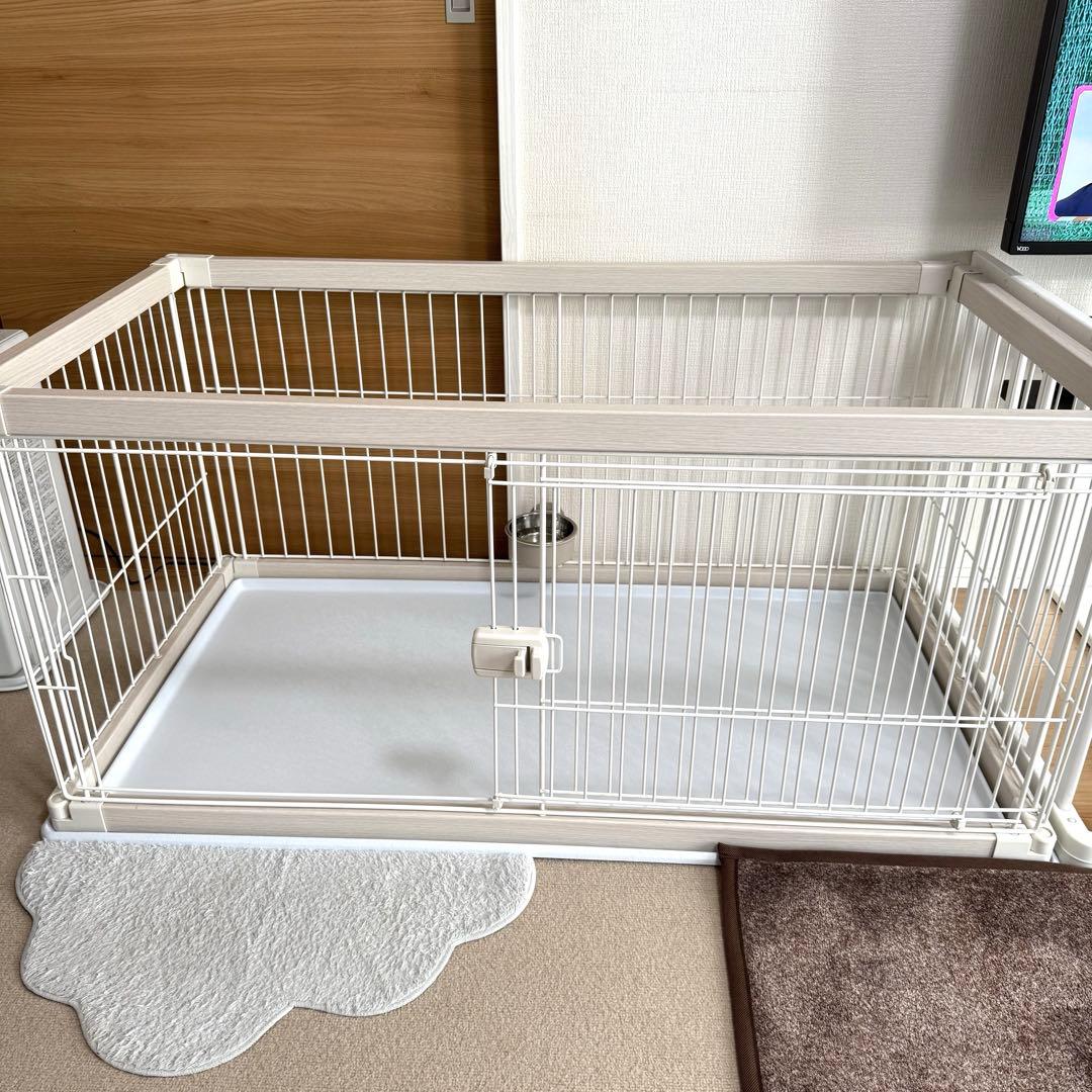 【美品】ウッディサークル　ホワイト120cm