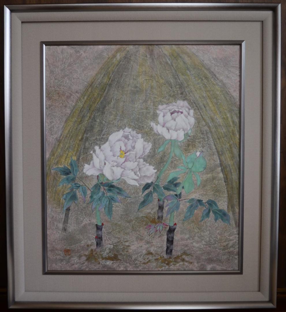 【「わらぼっち(冬牡丹)」 岩絵の具】東山魁夷の流派