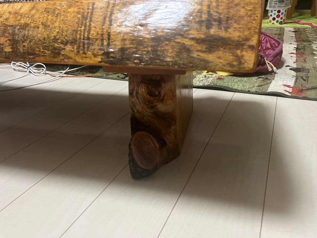 一枚板　座卓　ダイニングテーブル　ローテーブル