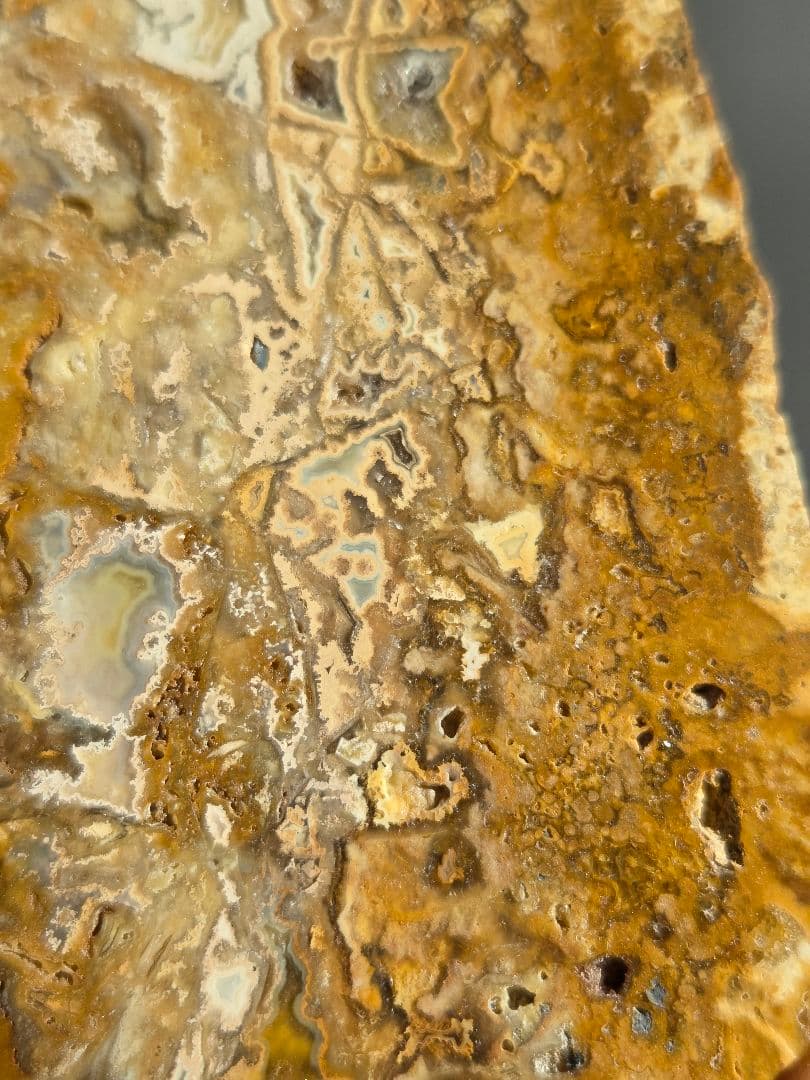 イエロークレイジーレースアゲートスラブ