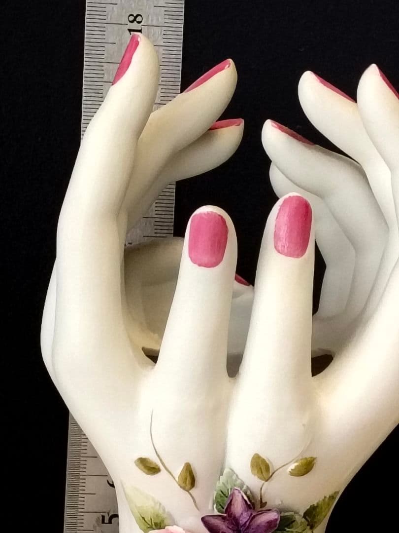 最終価格 1 /15まで・レフトン ・ハンドモチーフ・フラワーベース