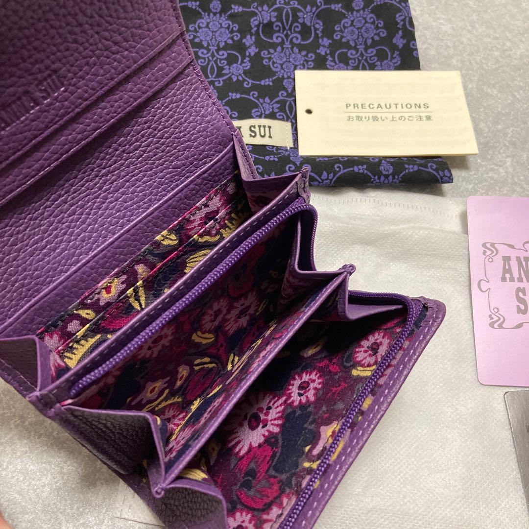 芍薬 新品 アナスイANNA SUI 折財布 ノヴァ