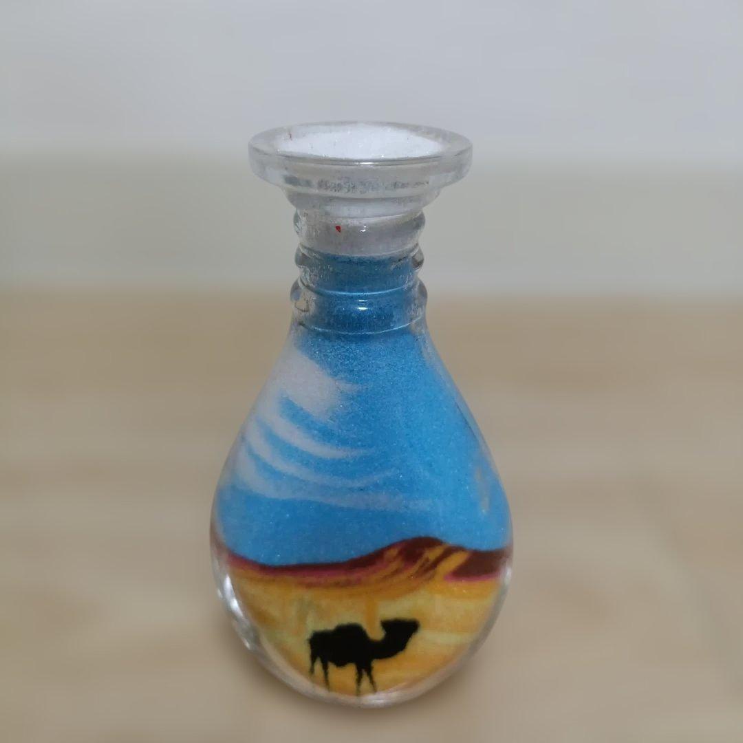 ヨルダン　サンドアート　万博　EXPO　2025　水色