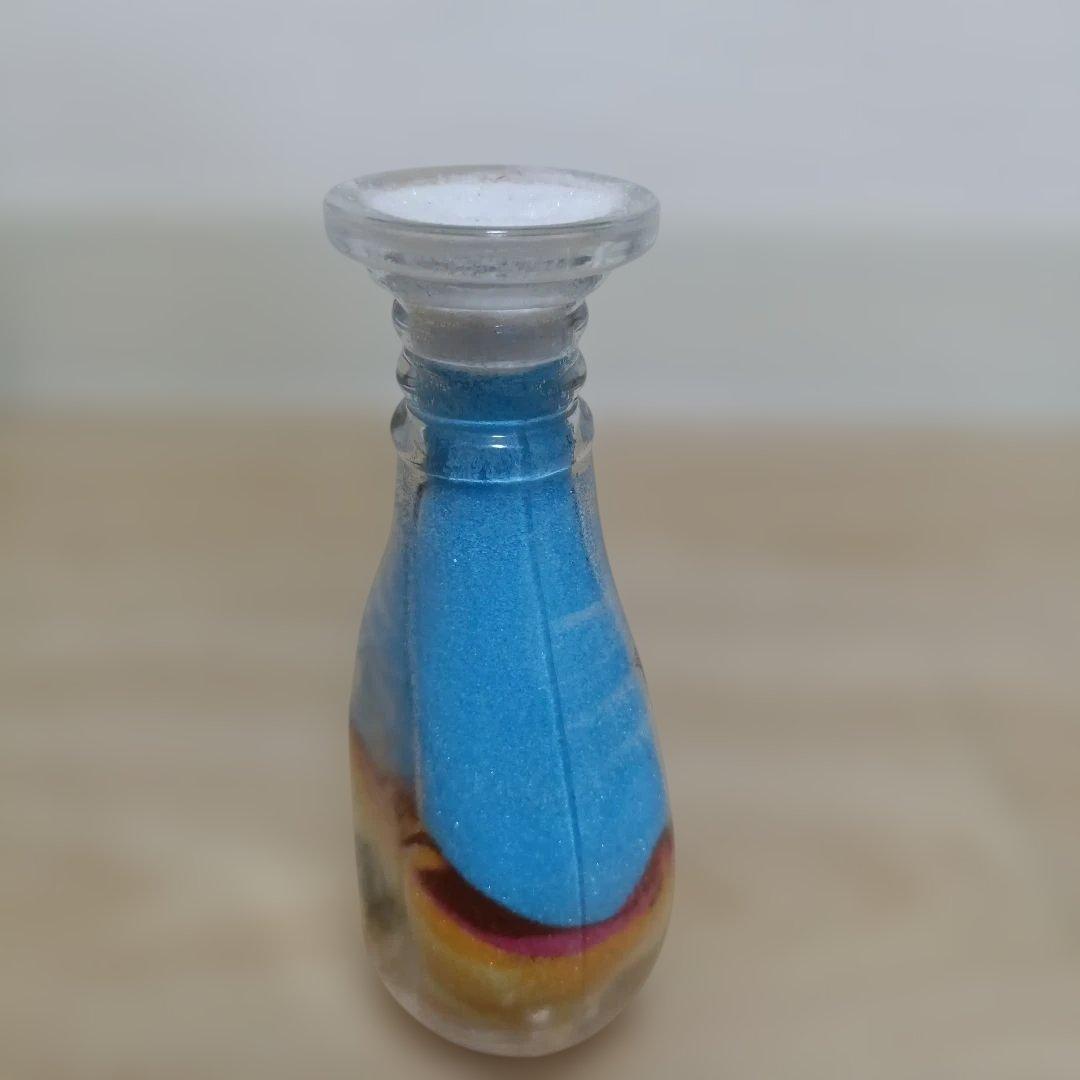 ヨルダン　サンドアート　万博　EXPO　2025　水色