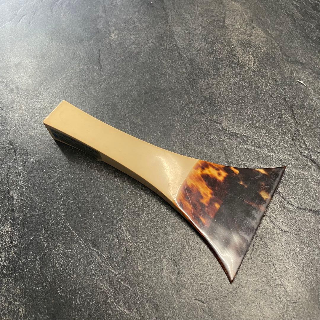 三味線　アジア・カリブ産　本べっ甲製　高級撥　一枚甲