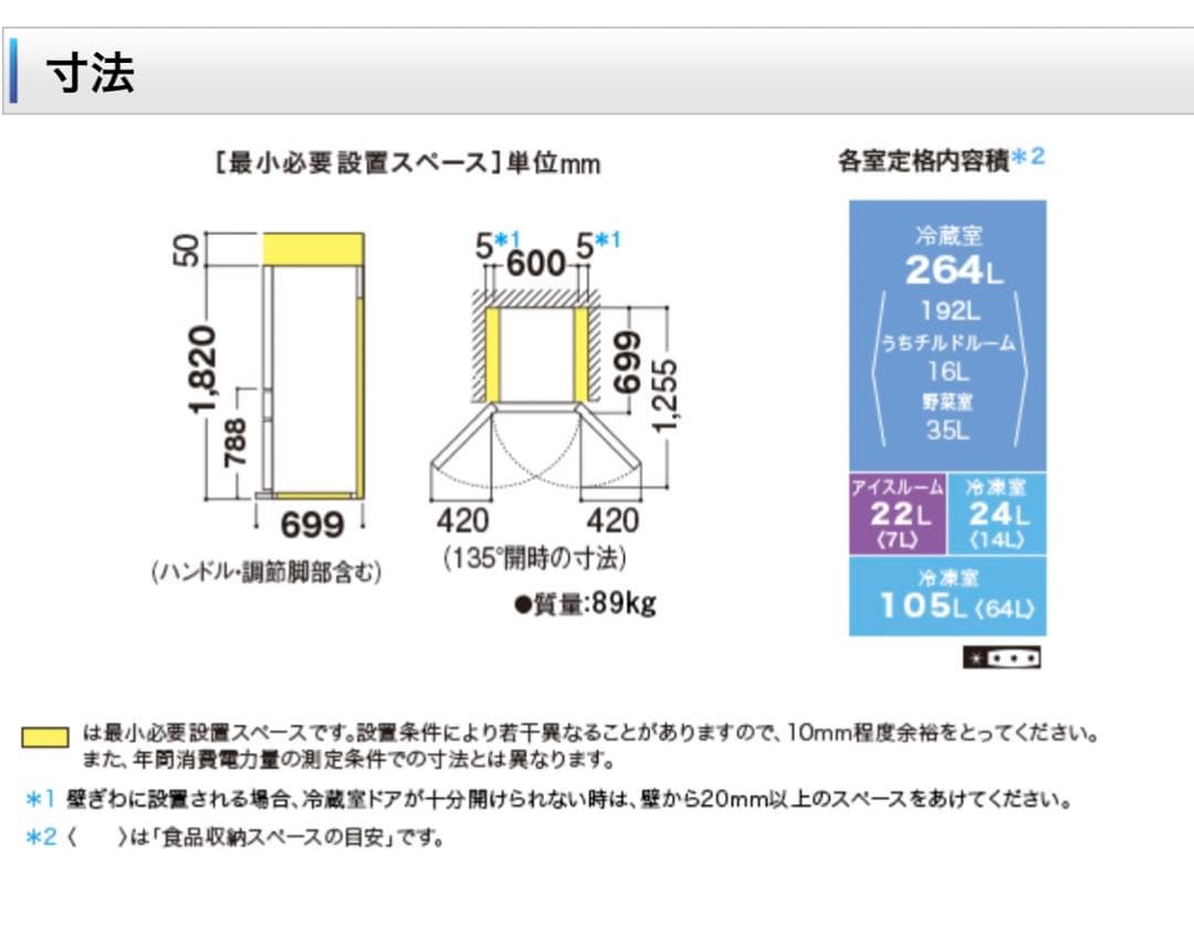 2018年製SHARP 冷蔵庫 SJ-GT42D-R 415L 【3/28発送】