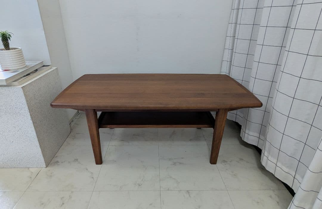 廃盤 unico NORDシリーズ ウォルナット ローテーブル