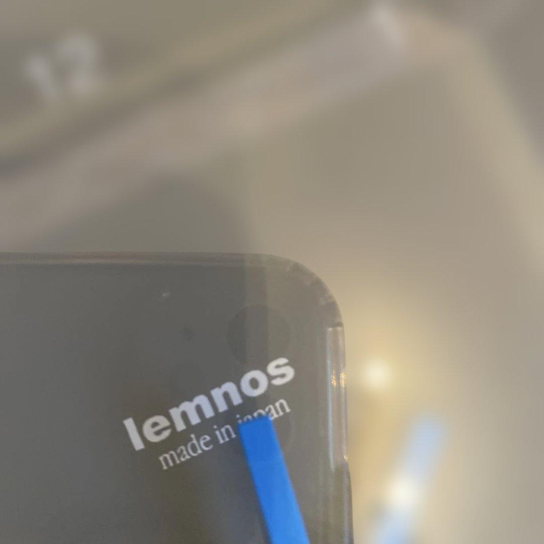 lemnos 掛時計 黒 青い針 日本製 MIZUIRO