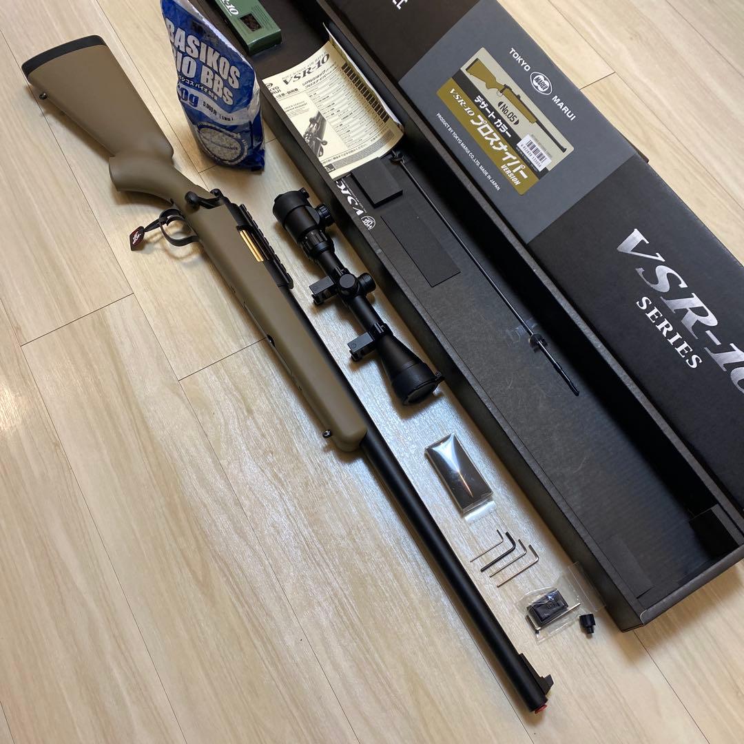 VSR-10 東京マルイ　デザートカラー　特典、おまけ多数