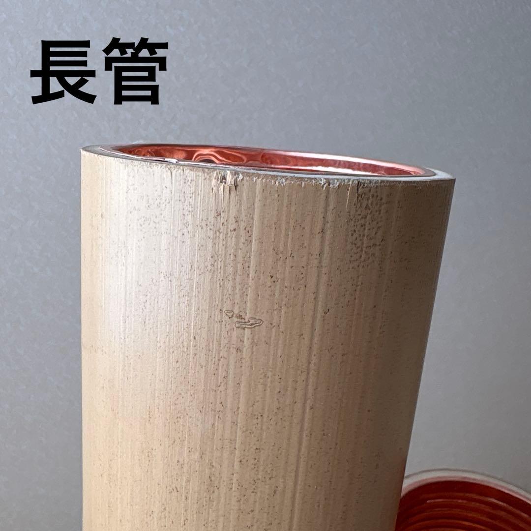 69 美品！短三管筒　3本セット　竹製　華道　生花　格花　花器　水仙