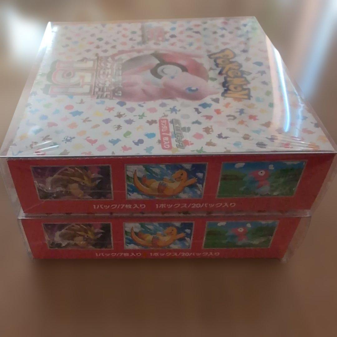 ポケモンカード 151 BOX シュリンク付き