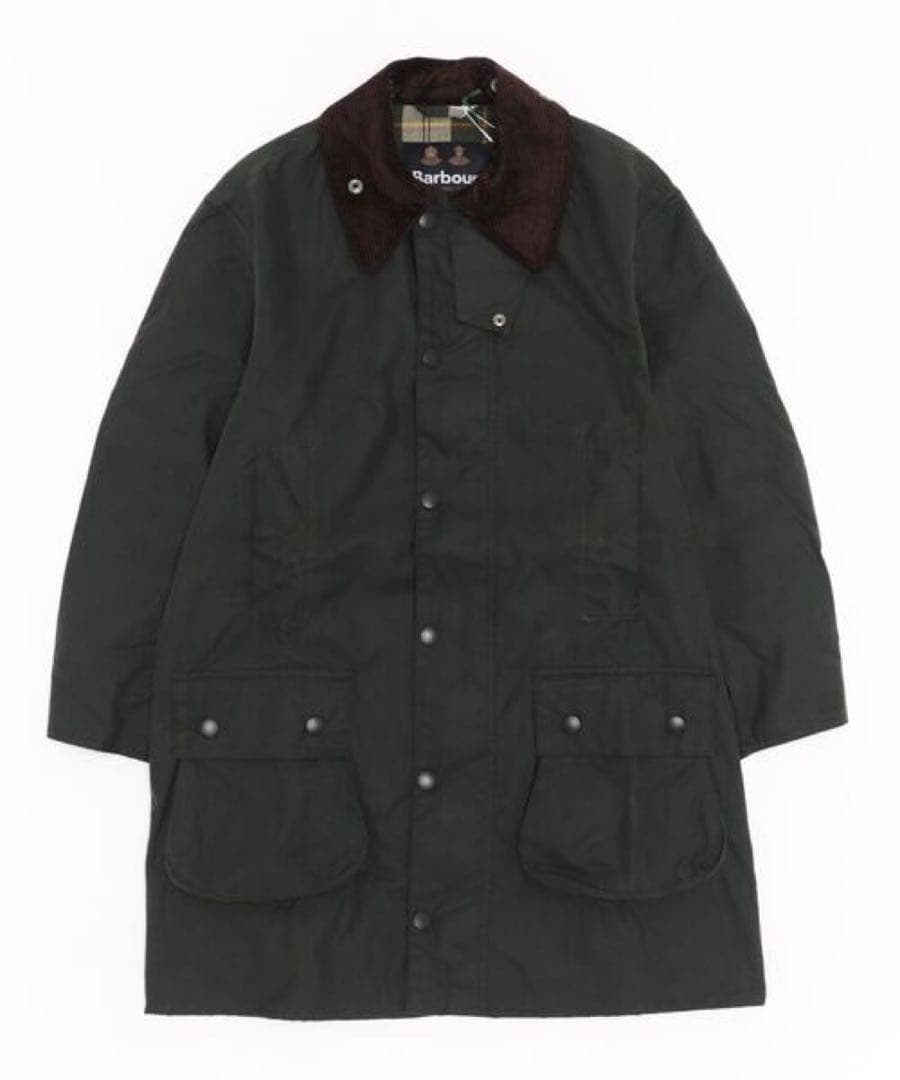 Barbour　OS BORDER　ワックスジャケット 40 オリーブ