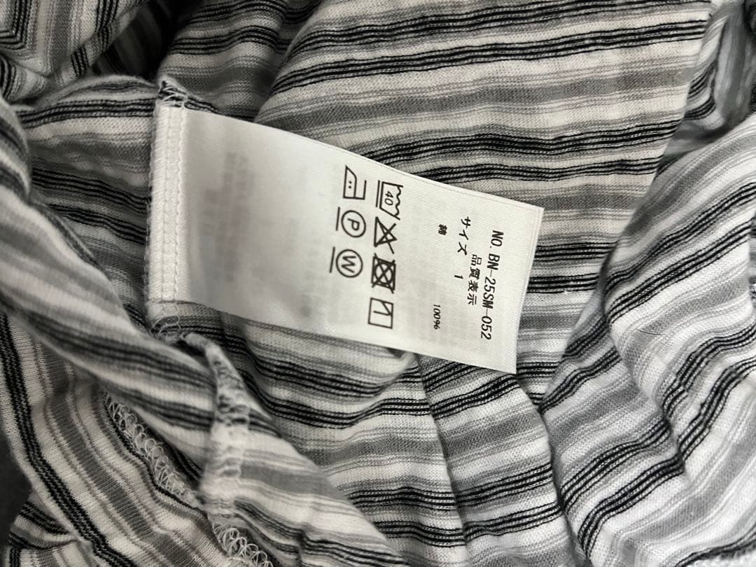 BATONERバトナー25ssHAND DRAWING BORDER Tシャツ1