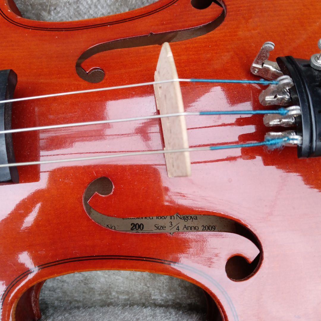 2009年製 SUZUKI No200 3/4 鈴木バイオリンセット