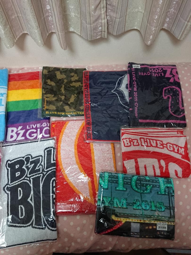 B'z LIVE-GYM ツアーグッズ 歴代タオル12種
