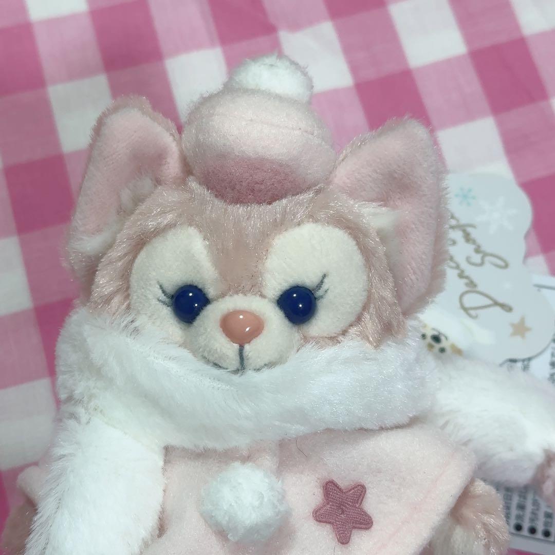 ダッフィーアンドフレンズ ダンシングスノーフレークス リーナベルぬいぐるみバッジ