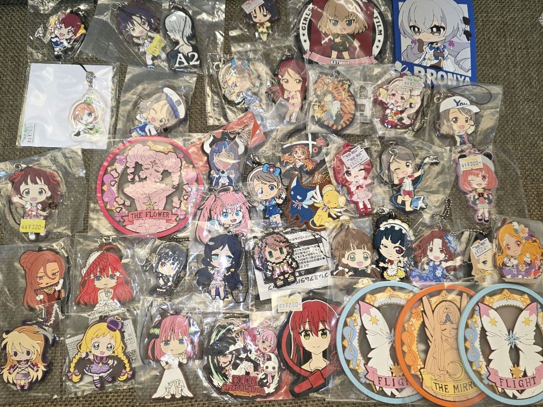 アニメ　ゲーム　ラバーグッズまとめ　270点