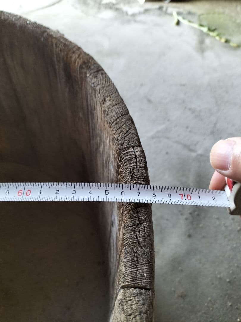 送料込み　レトロ巨大桶2　商品説明必読を