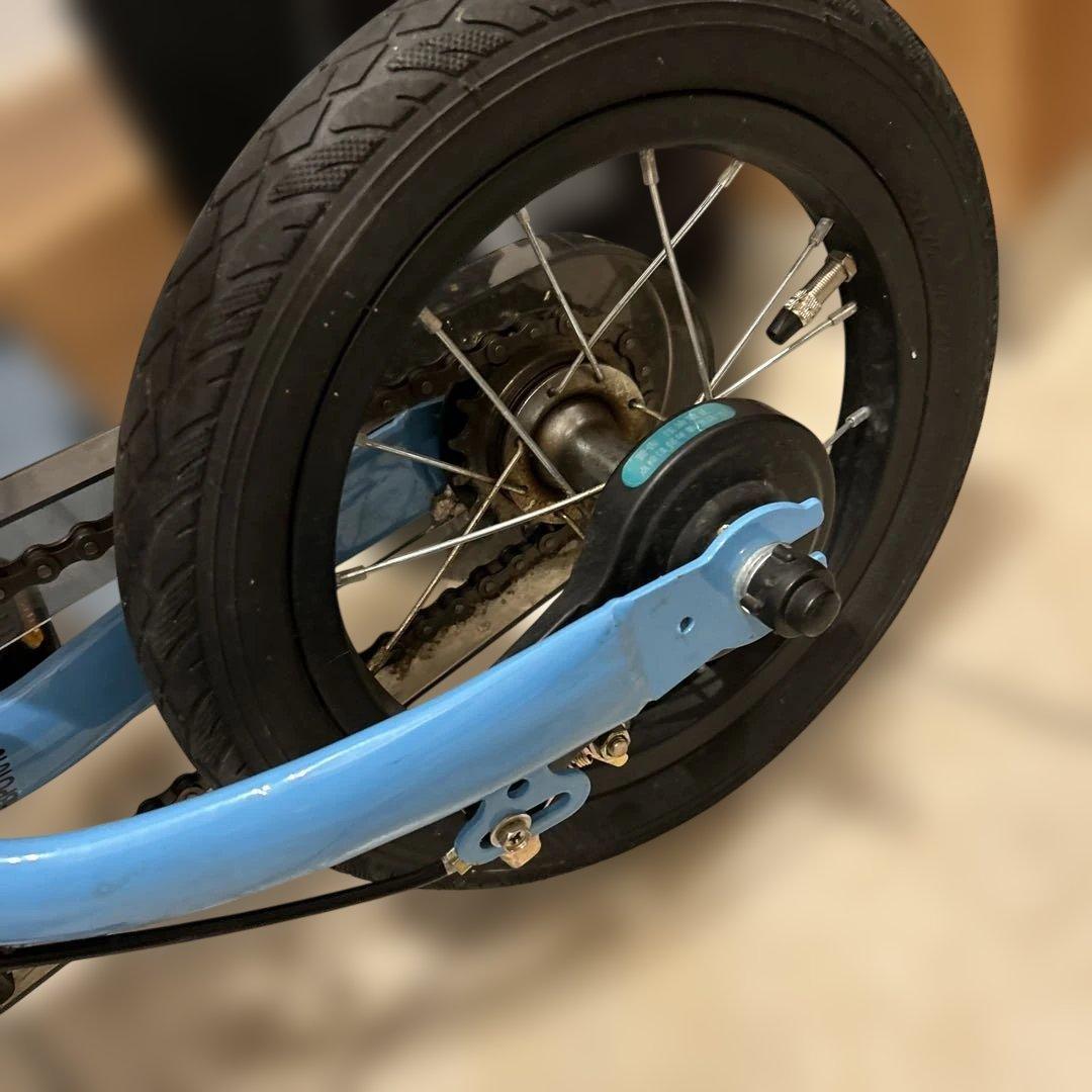 へんしんバイク２　パステルブルー　バランスバイク