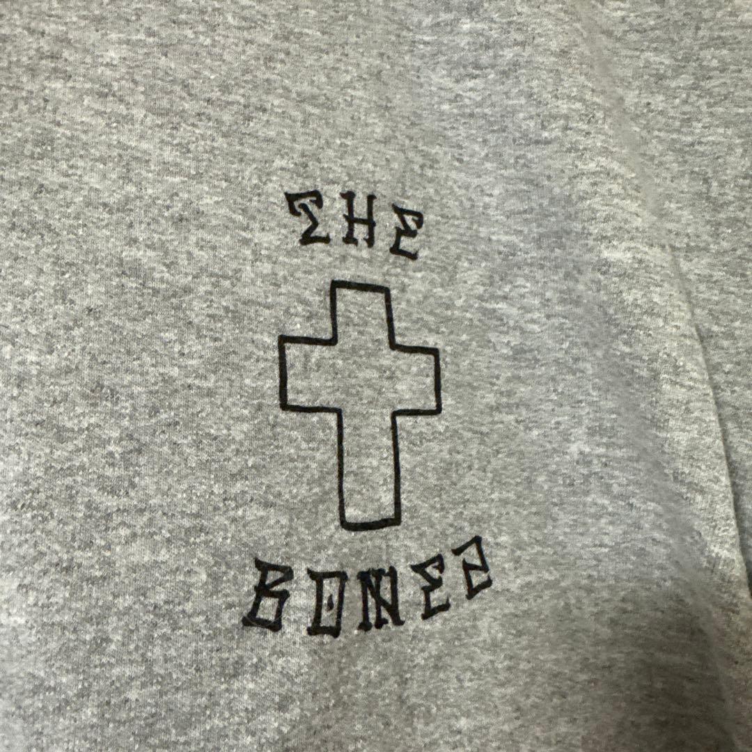 THE BONEZフード付きスウェット グレー　Lサイズ