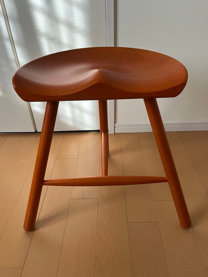 ワーナー　シューメーカースツール　オレンジ　49cm