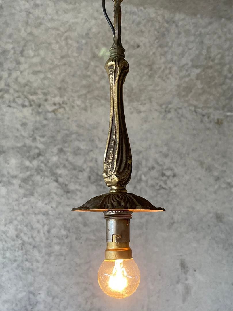 希少！フランス アンティーク シャンデリア 1灯 キャンドル 吊り下げ