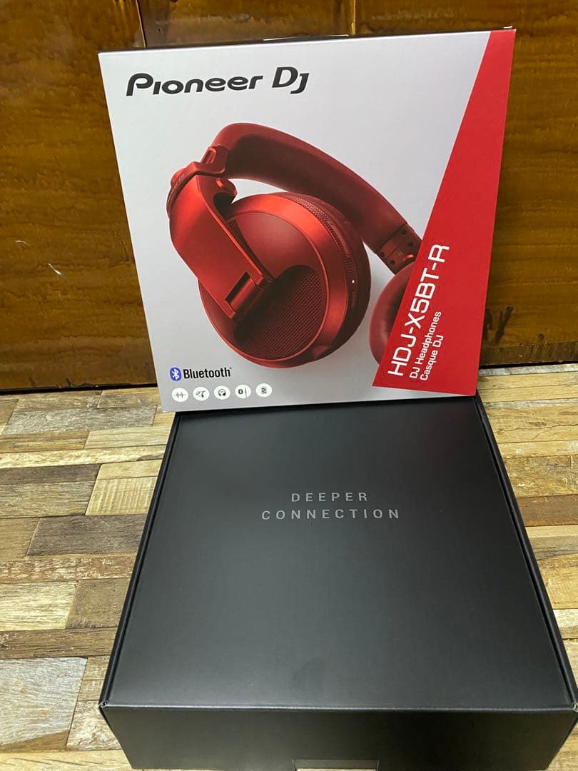 h*a様 鹿島アントラーズ✖︎パイオニアDJ HDJ-X5BT-R ワイヤレスヘ