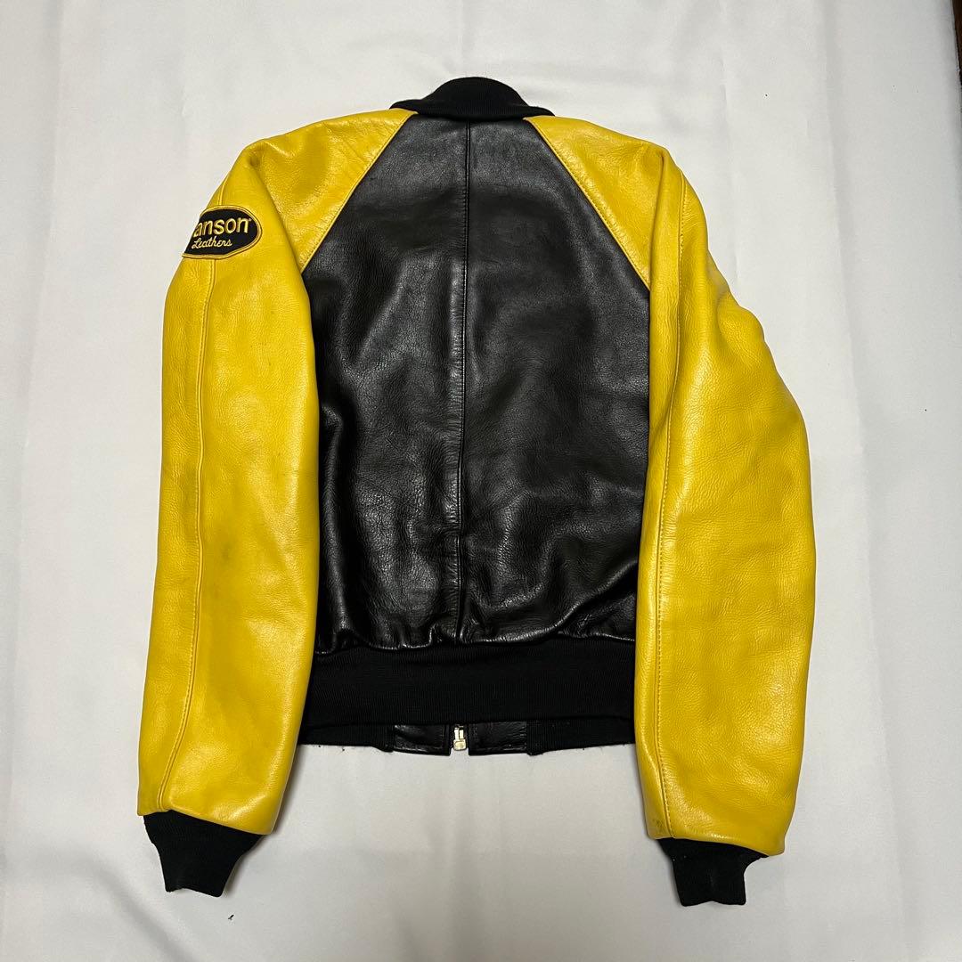 VANSON レザージャケット ツートーン USA製 TJV