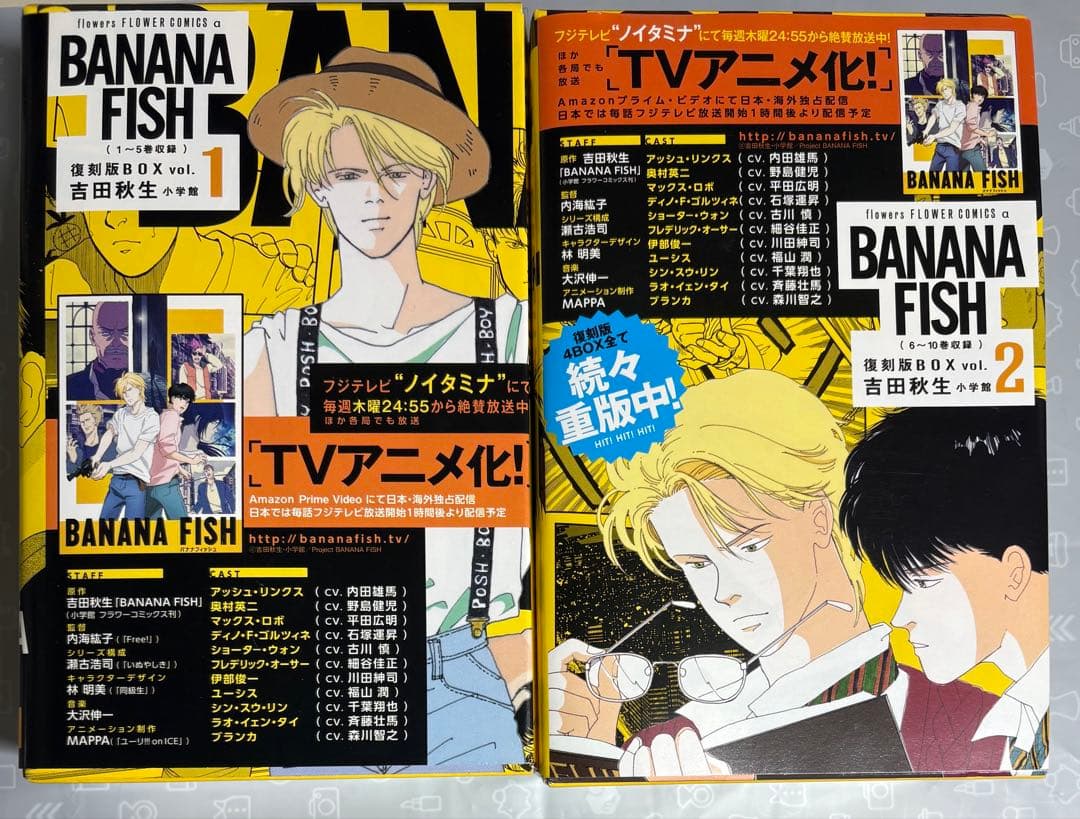 BANANAFISH 全巻セット ガイドブック バナナフィッシュ 復刻版BOX