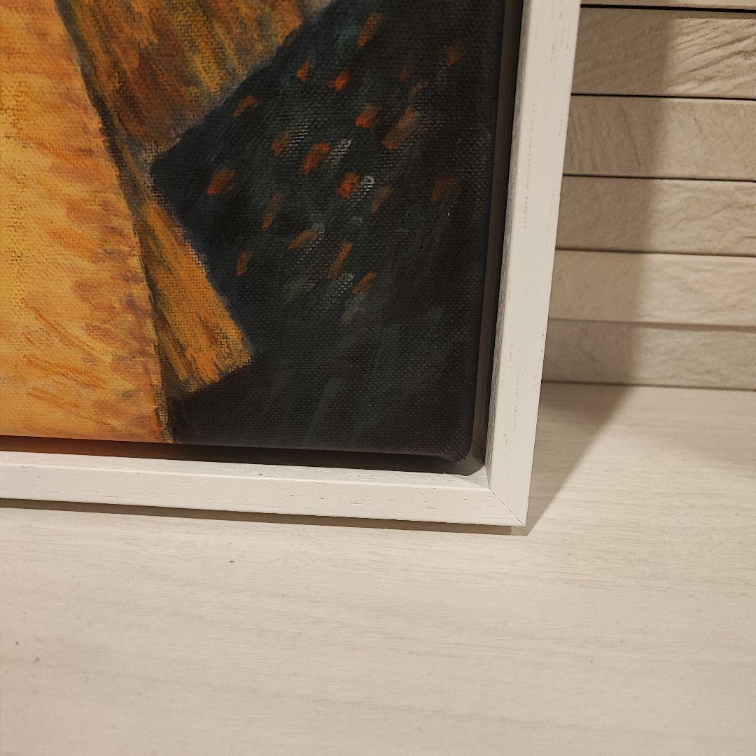 ゴッホ美術館 ゴッホピカチュウ キャンバスアート 額縁付 絵画