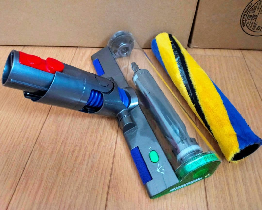 ダイソン 純正品 v12 Laser Slim Fluffy ヘッド 分解洗浄済