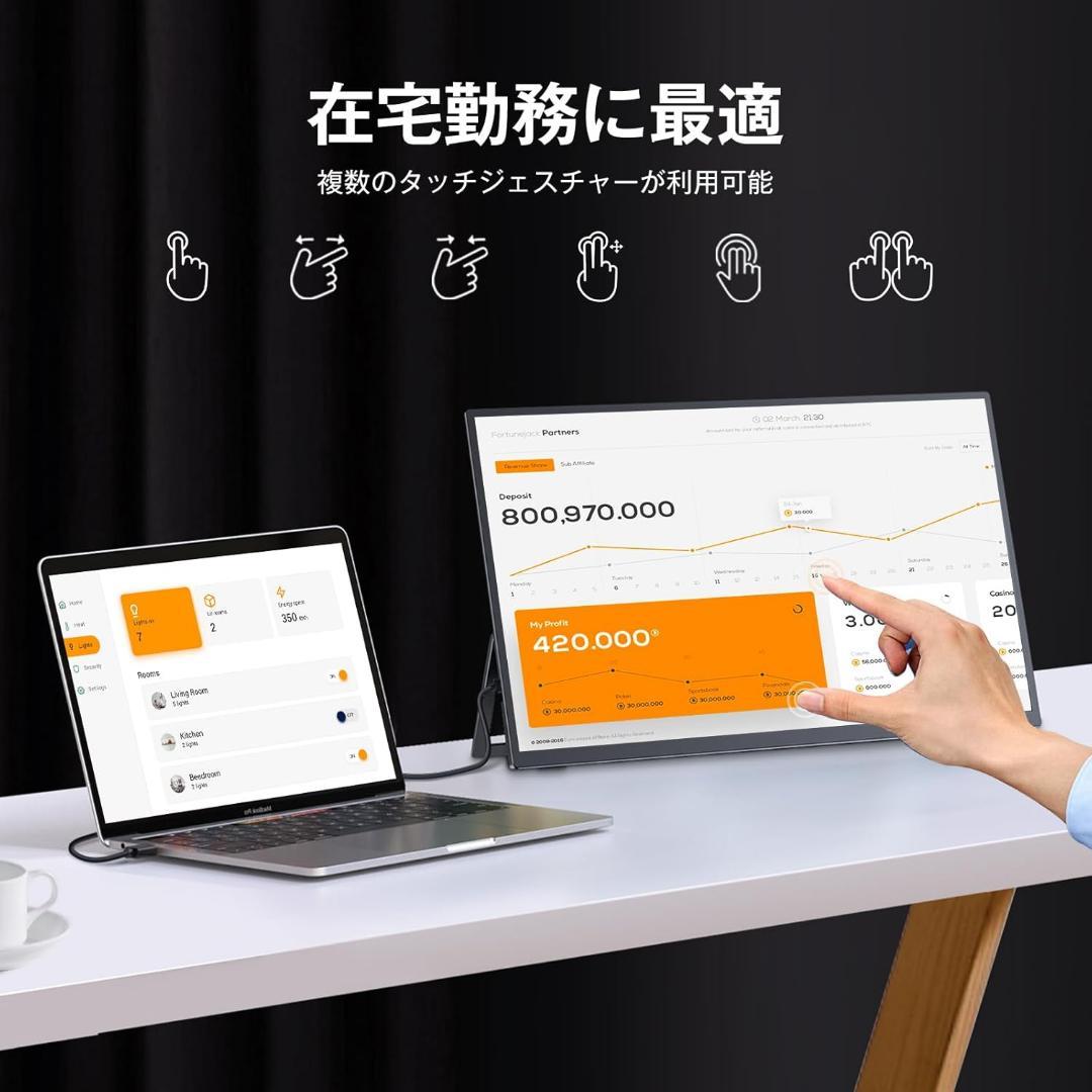 18.5インチ モバイルモニター/タッチパネル/120Hz/FHD/IPS