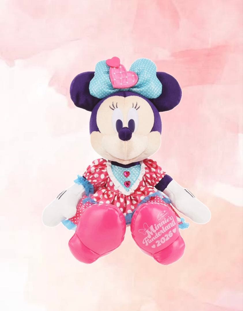 【新品タグ付き】　お顔厳選　ミニー　ぬいぐるみ　パルパルーザ