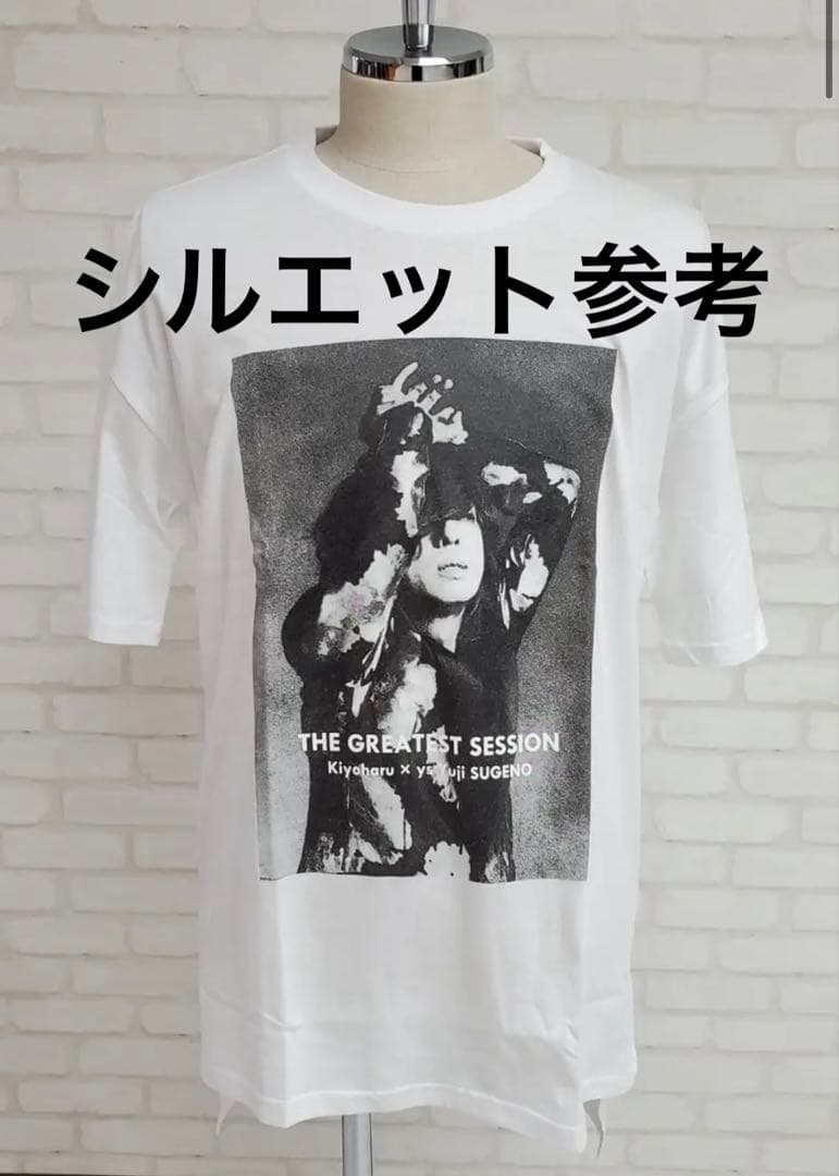【新品未開封】清春 シルエット プリント Tシャツ Big Tee ブラック