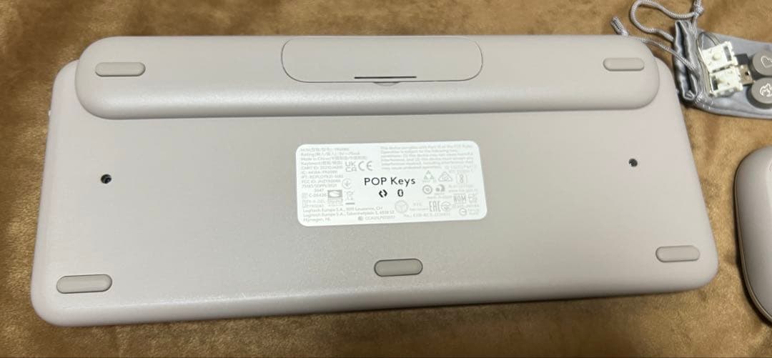 Logicool POP KEYS ＆MOUSE グレージュ キーボード＆マウス