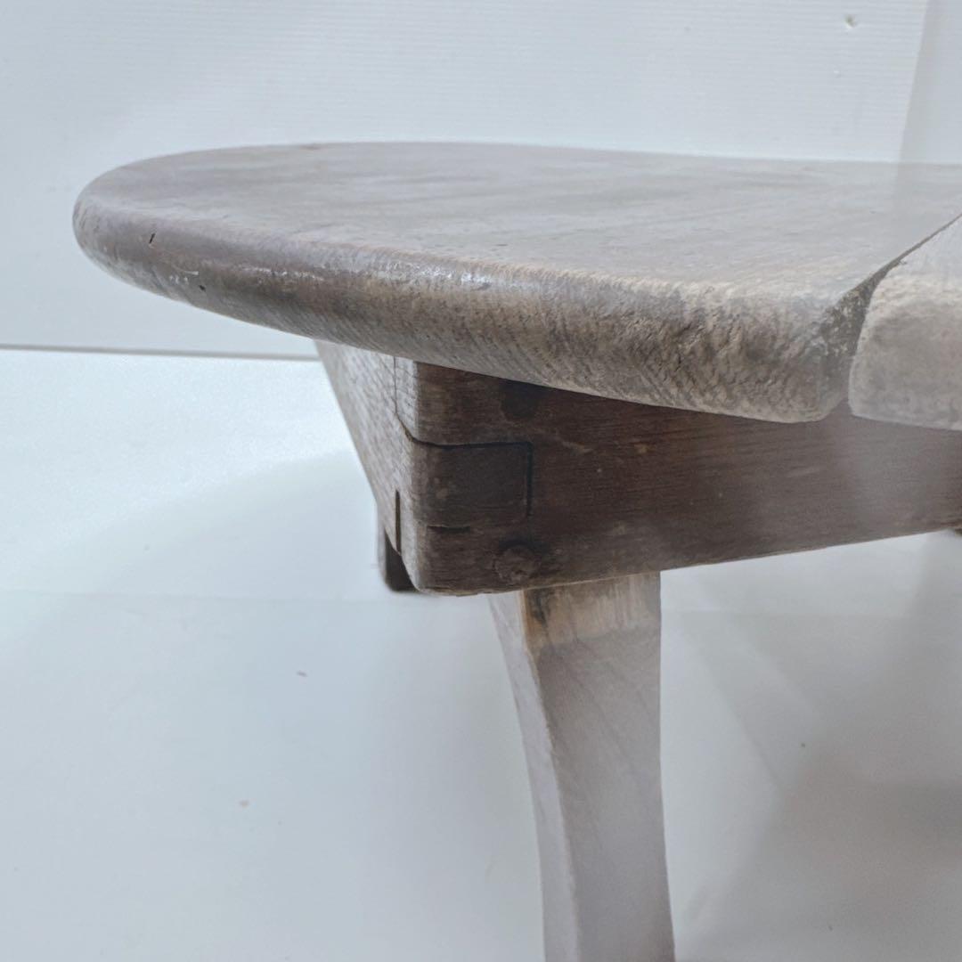 k1814 昭和レトロ 丸テーブル 座卓 ミニテーブル 飾り台 古道具