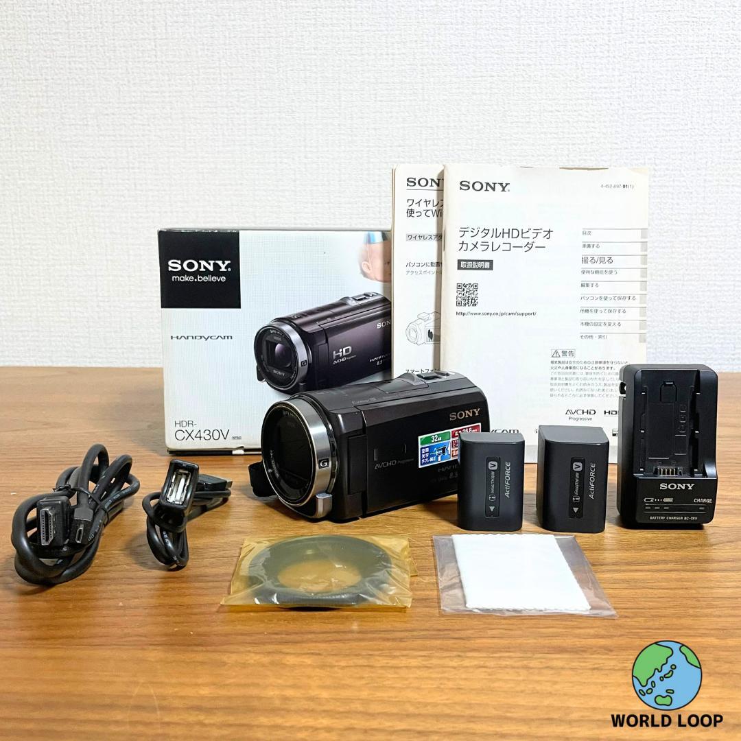 【美品】SONY ソニー❤HANDYCAM ハンディカム HDR-CX430V