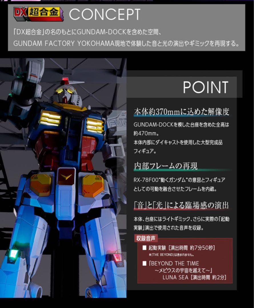 DX超合金 GUNDAM FACTORY YOKOHAMA RX-78F00新品