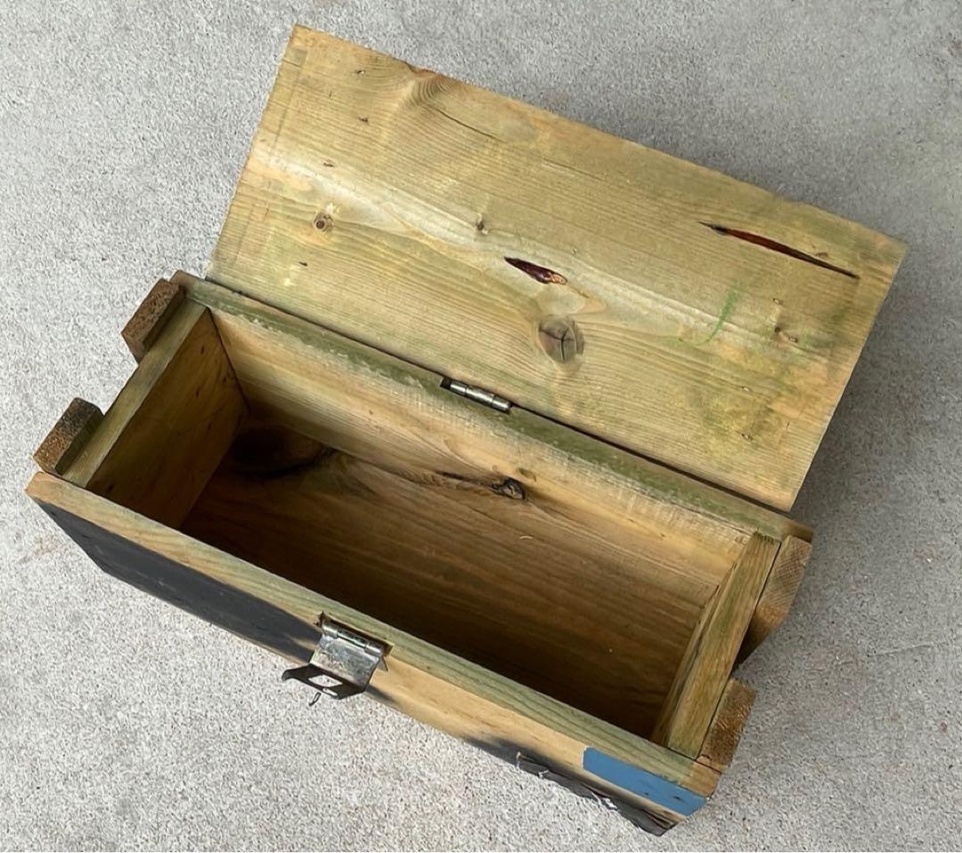 米軍海兵隊木製弾薬箱希少品