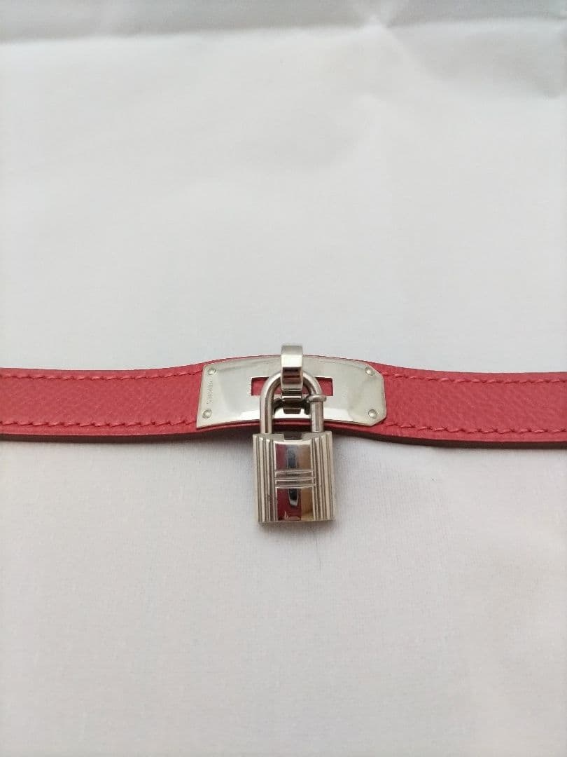 HERMES エルメスケリー　首輪　シルバー