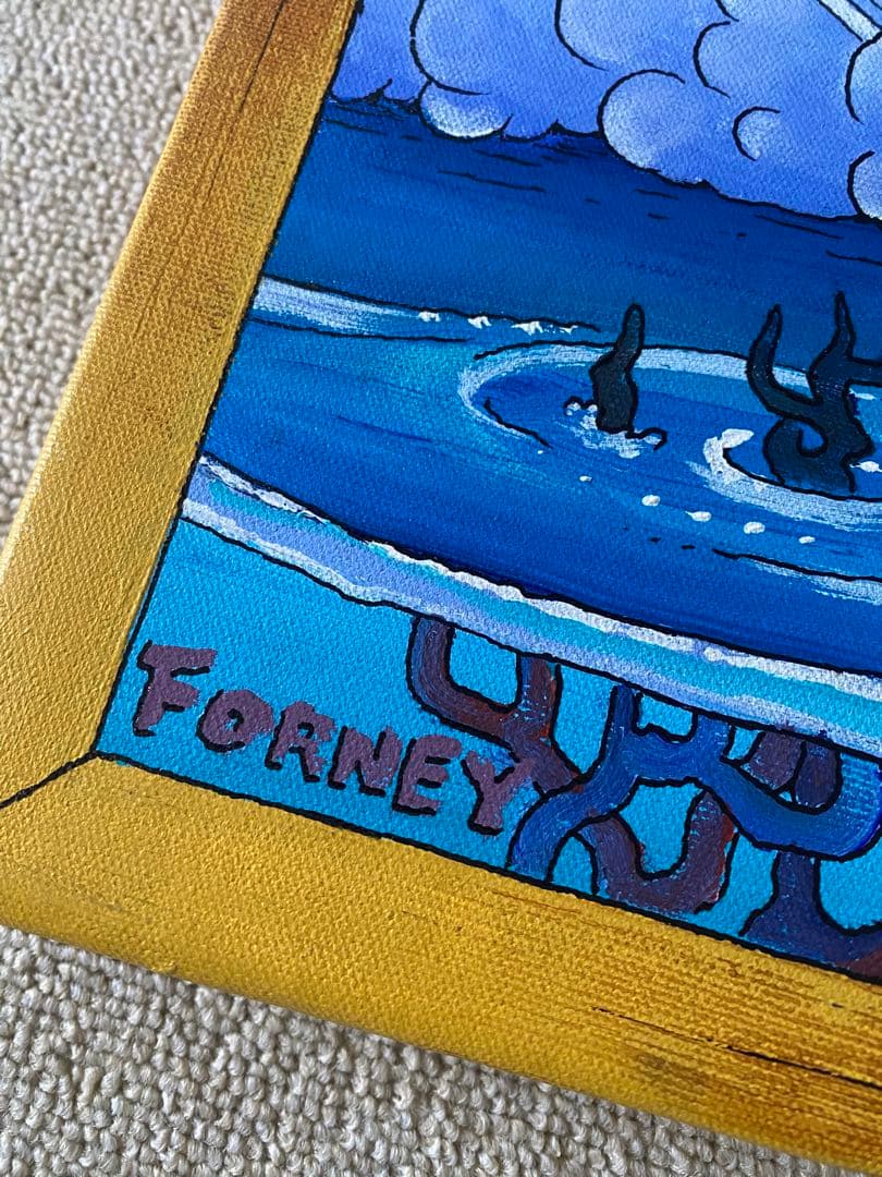 FORNEY サーフィン アクリル原画①