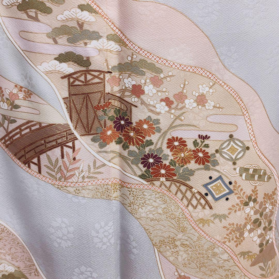 ❰6557❱ フルセット　付け下げ訪問着　宝尽くし　袋帯　入学式　お宮参り　正絹