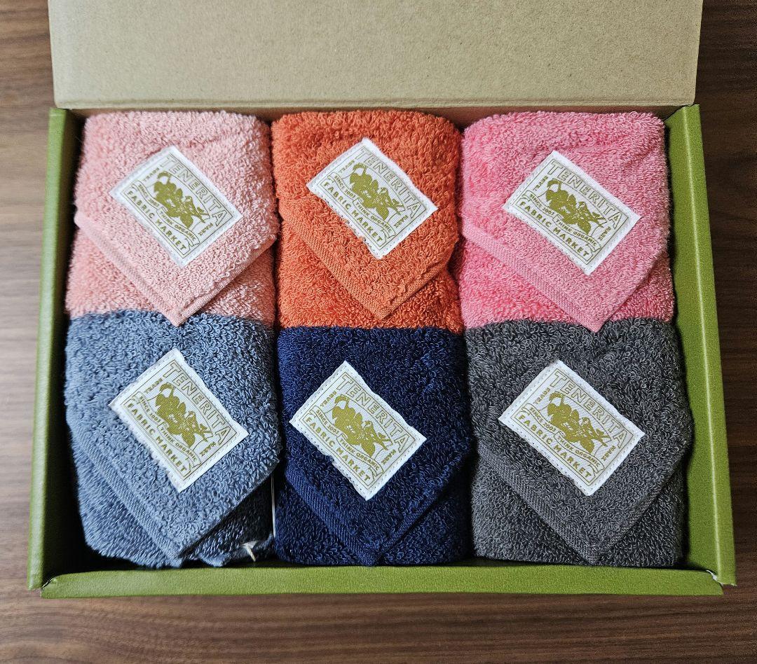 TENERITA タオルハンカチ 6枚セット