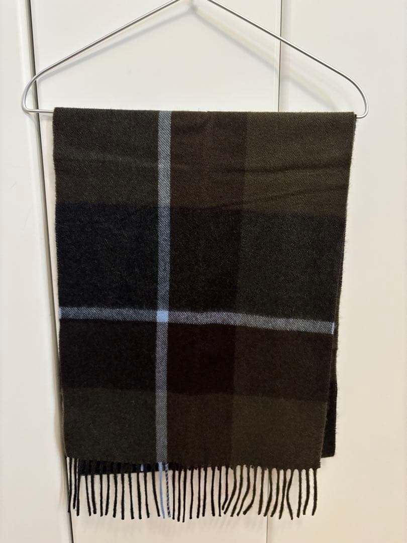 Joshua Ellis カシミヤ チェック マフラー ストール