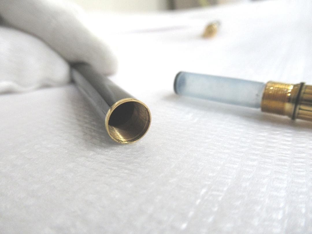 Cartier カルティエ トリニティ 万年筆 ブラック×ゴールド ヴィンテージ