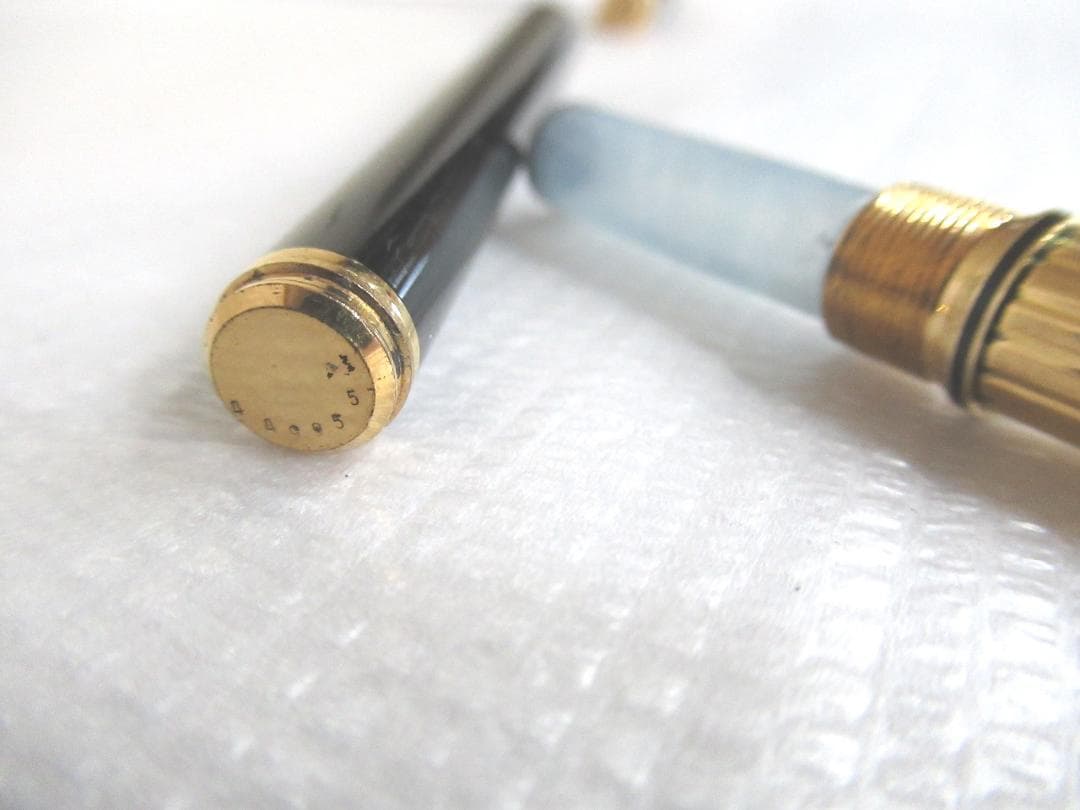 Cartier カルティエ トリニティ 万年筆 ブラック×ゴールド ヴィンテージ