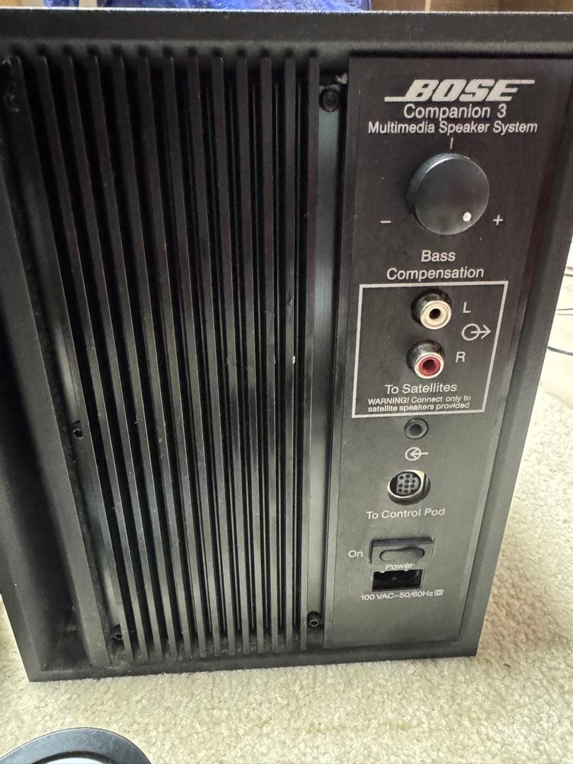 Bose Companion 3 ウーファースピーカーシステム