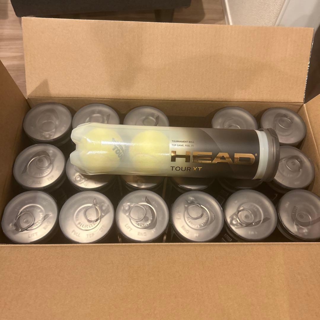 HEAD TOUR XT テニスボール 18缶セット