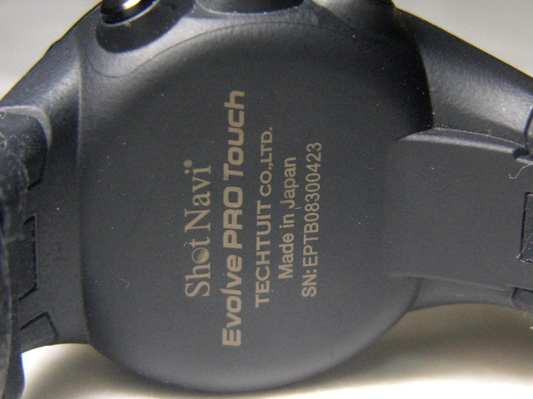 ショットナビ エボルブ プロ タッチ ブラック GPSゴルフナビ
